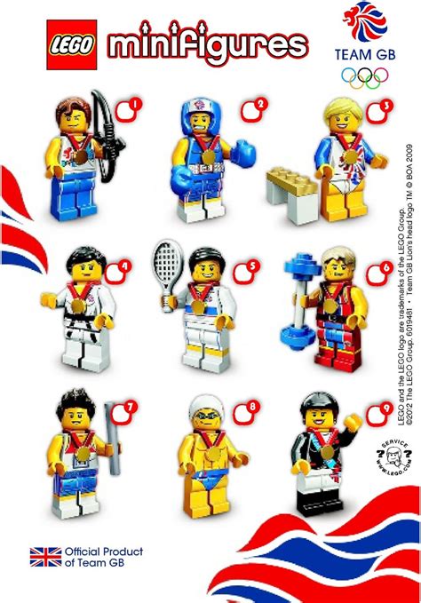 lego team gb minifigures